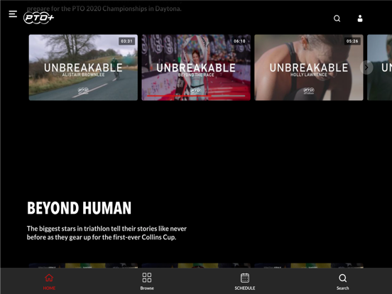 PTO+ iPad screenshot 2 - Sports app