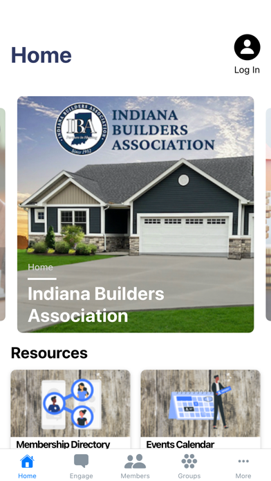 Indiana Builders Assoc. Screenshot