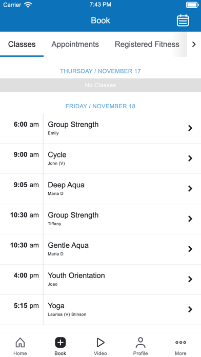 H2O Adventure Fitness Kelowna Screenshot