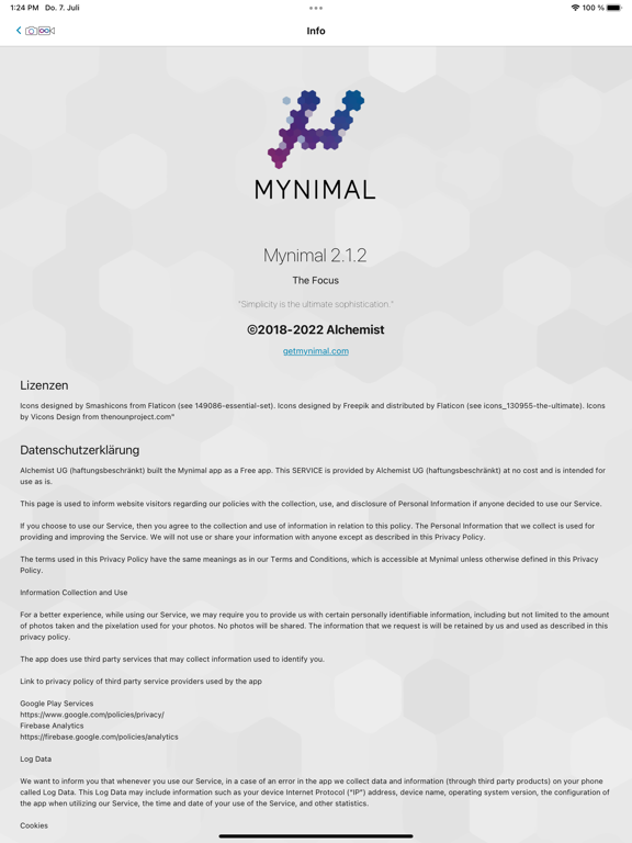 Screenshot #6 pour Mynimal