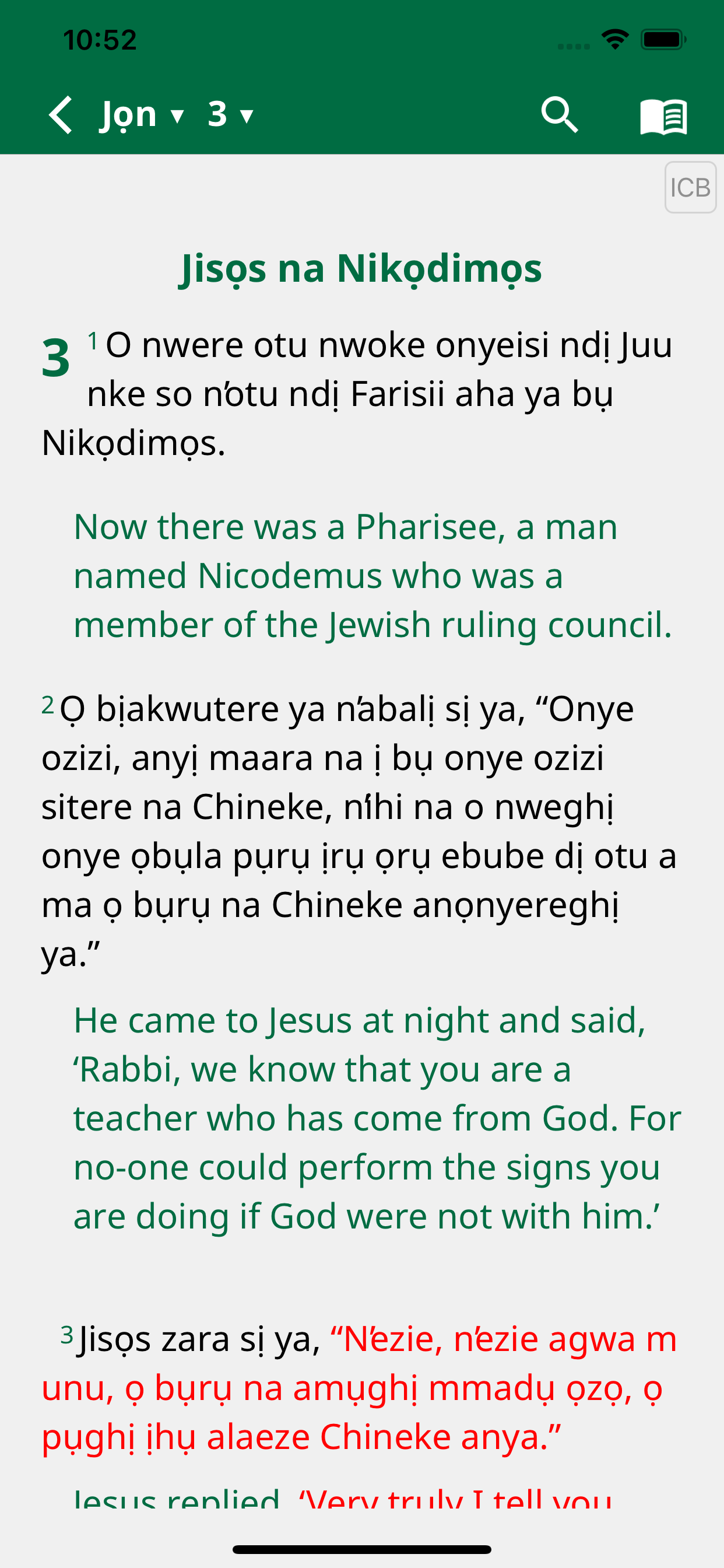 Igbo Contemporary Bible