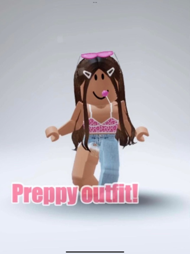 Preppy aesthetic roblox clothing idea