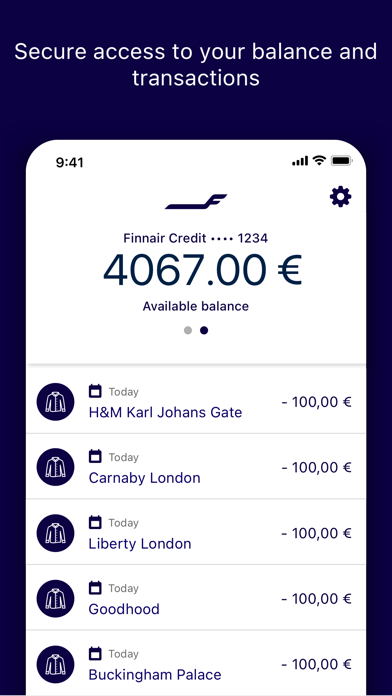 Finnair Visa Screenshot