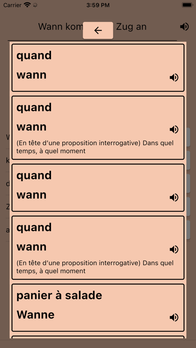 AI Dictionnaire Allemand Screenshot