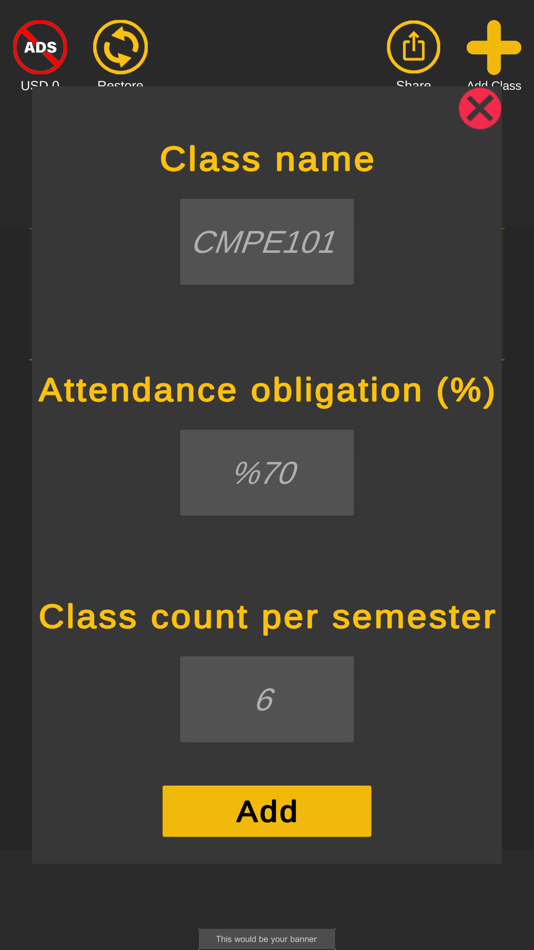 #2. Track Attendance: Classes (iOS) 由: ARDA ERBAHARLI