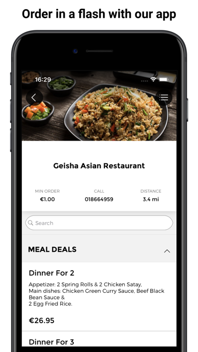 Geisha Asian Restaurant Screenshot
