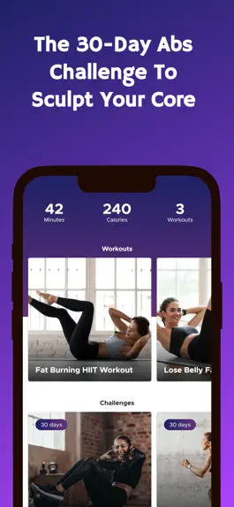 Game screenshot The 30 Day Abs Challenge apk