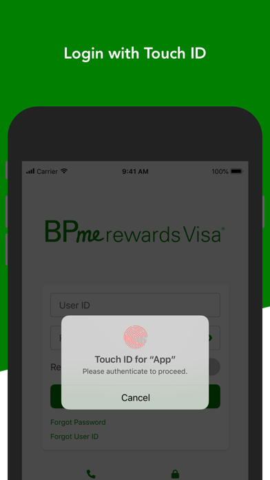 BPme Rewards Visa Screenshot
