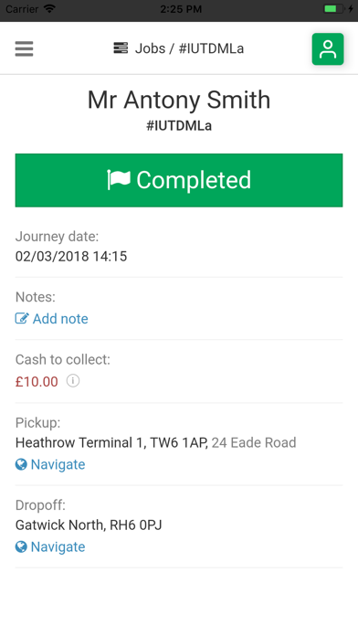 Easy Ride Transfers Partner Screenshot
