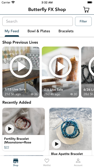 Butterfly FX Shop Screenshot