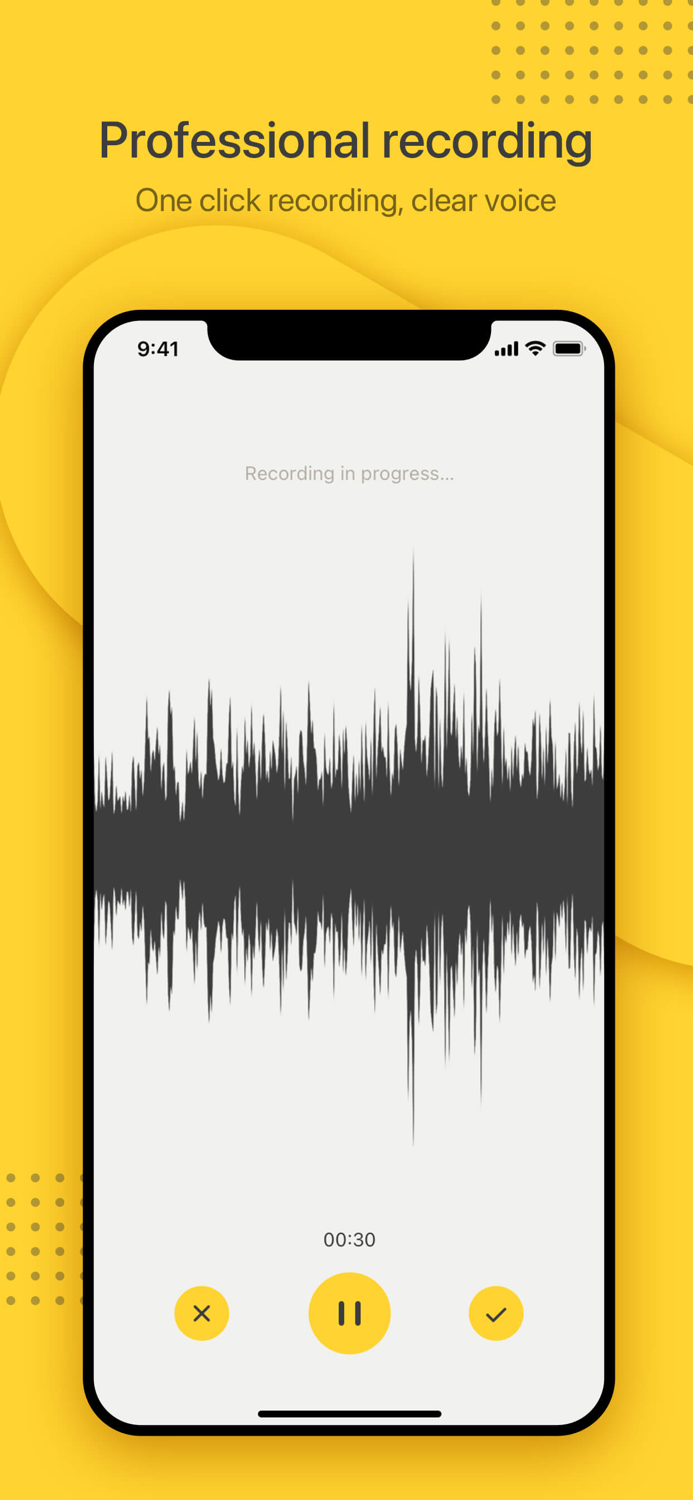 Voice Recorder：audio editor
