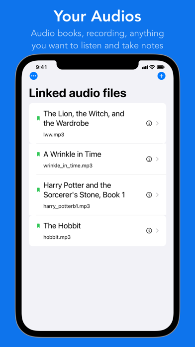Audio Book Notes Player Screenshot