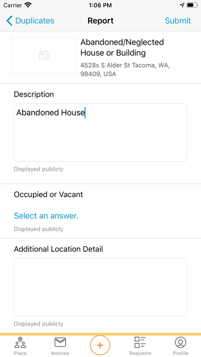 TacomaFIRST 311 Screenshot