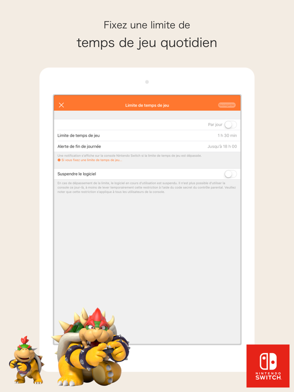 Screenshot #6 pour Contrôle parental Nintendo Sw…
