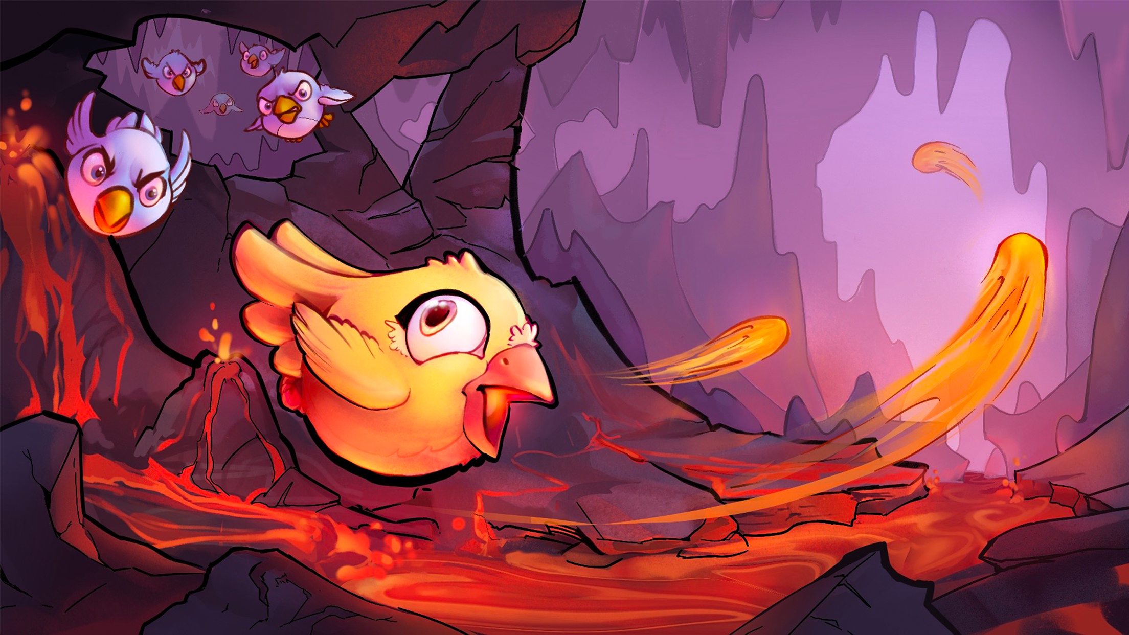 Lava Bird