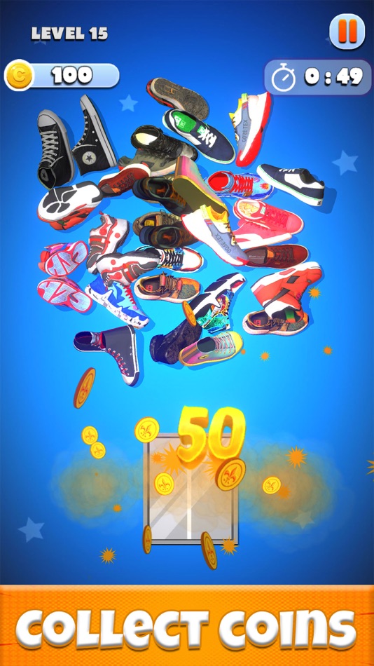 #2. Sneaker Sort Puzzle Game (iOS) 来自: Max Games Production