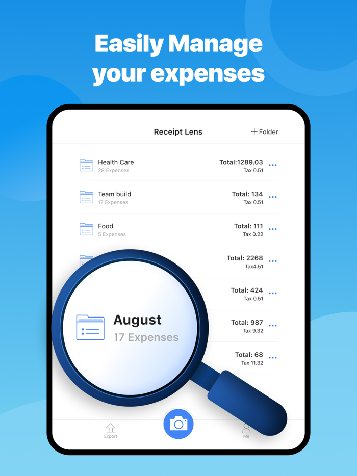Receipt Lens - Expense Tracker