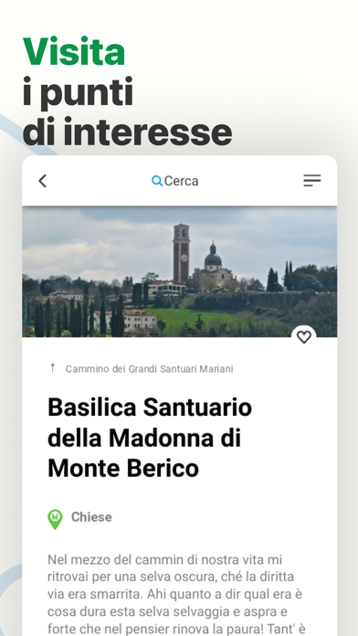 Cammino Santuari Mariani Screenshot