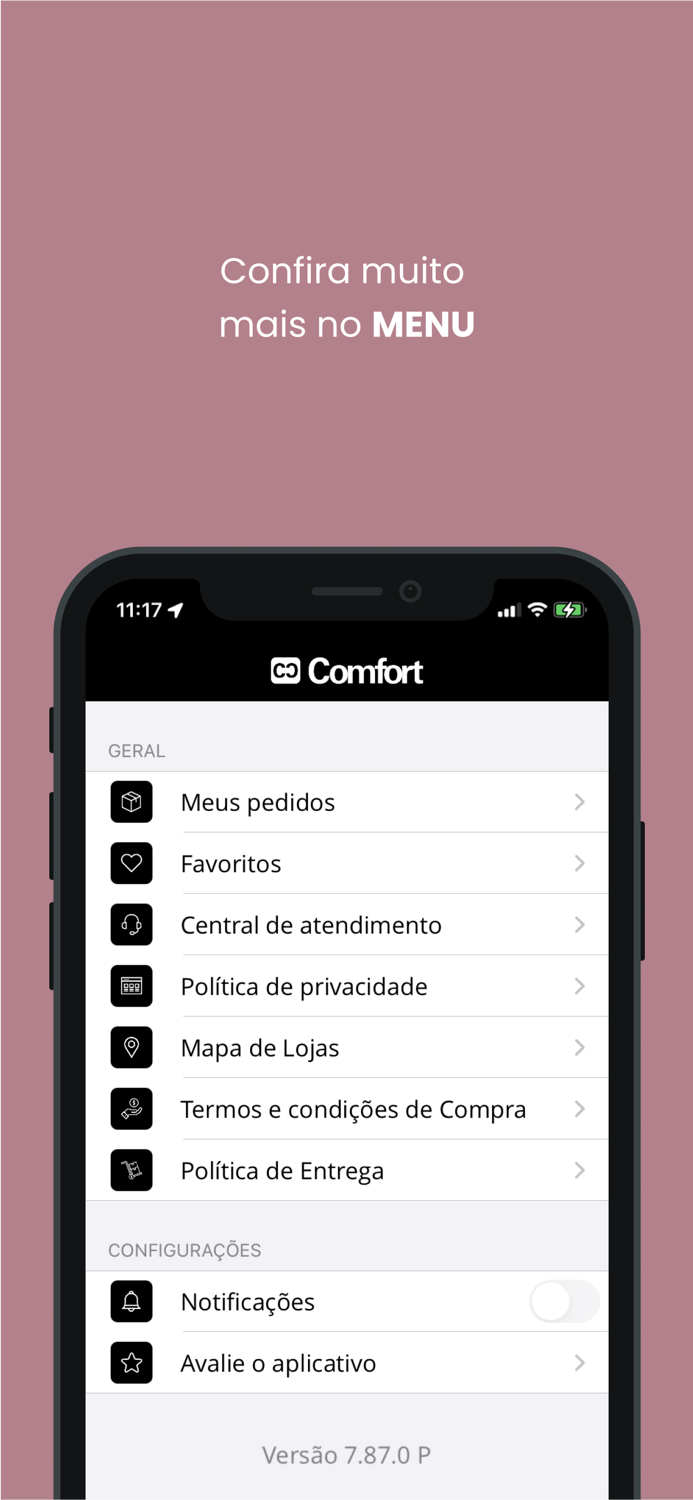 Lojas Comfort - loja online