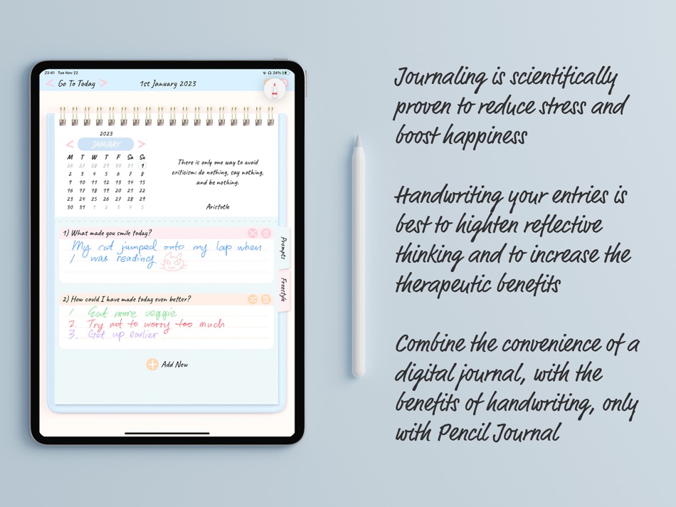 #2. Pencil Journal - Digital Diary (iOS) 由: KAPICREATES
