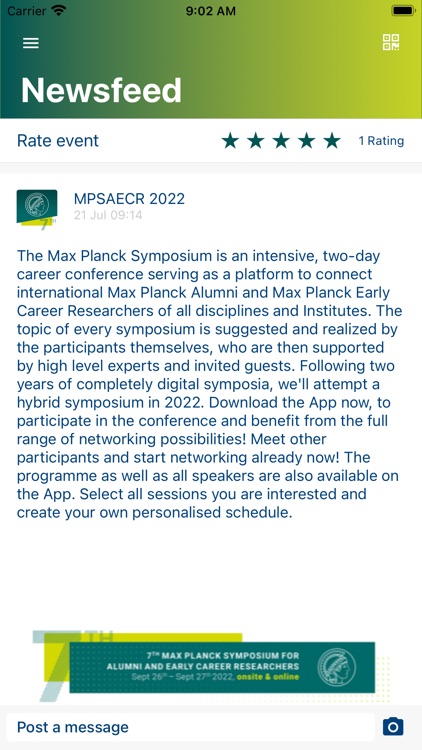 7th Max Planck Symposium 2022 screenshot-3