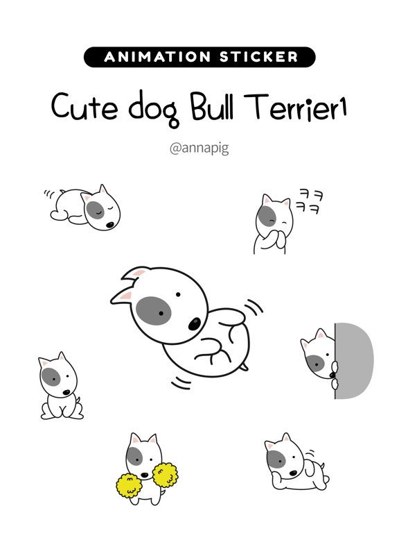 Screenshot #4 pour Cute dog Bull Terrier1