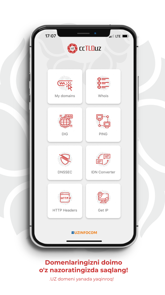 #2. ccTLD uz (iOS) 由: Uzinfocom