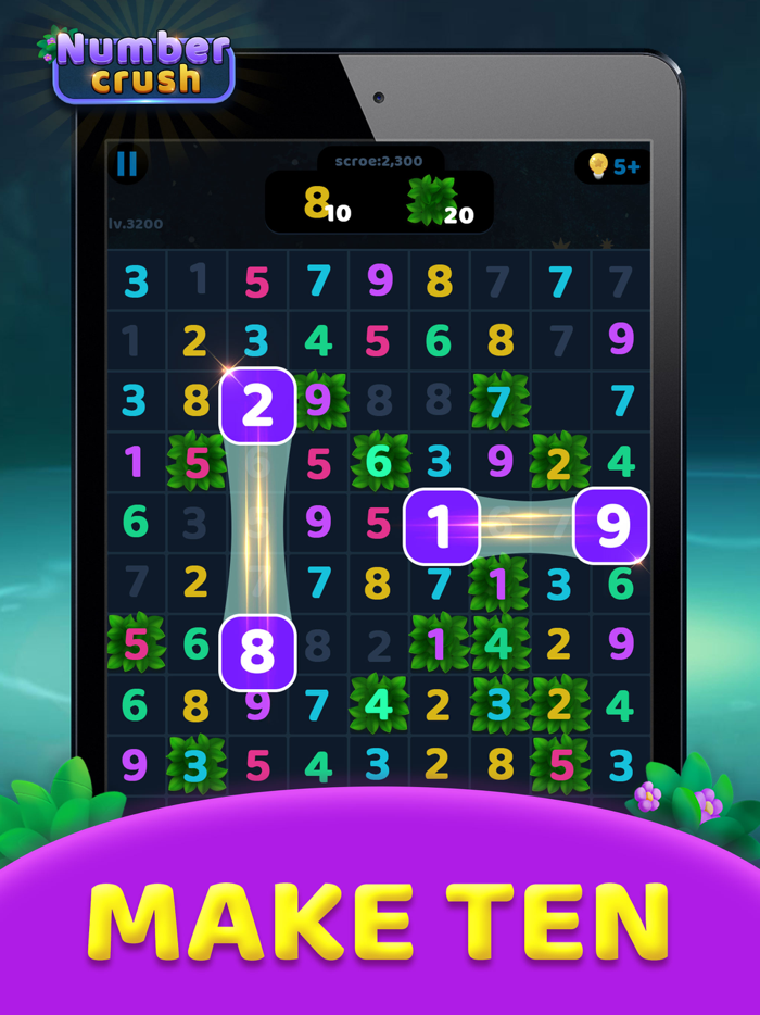 Number Crush Match Ten Puzzle