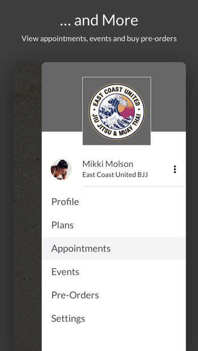 East Coast United BJJ Screenshot