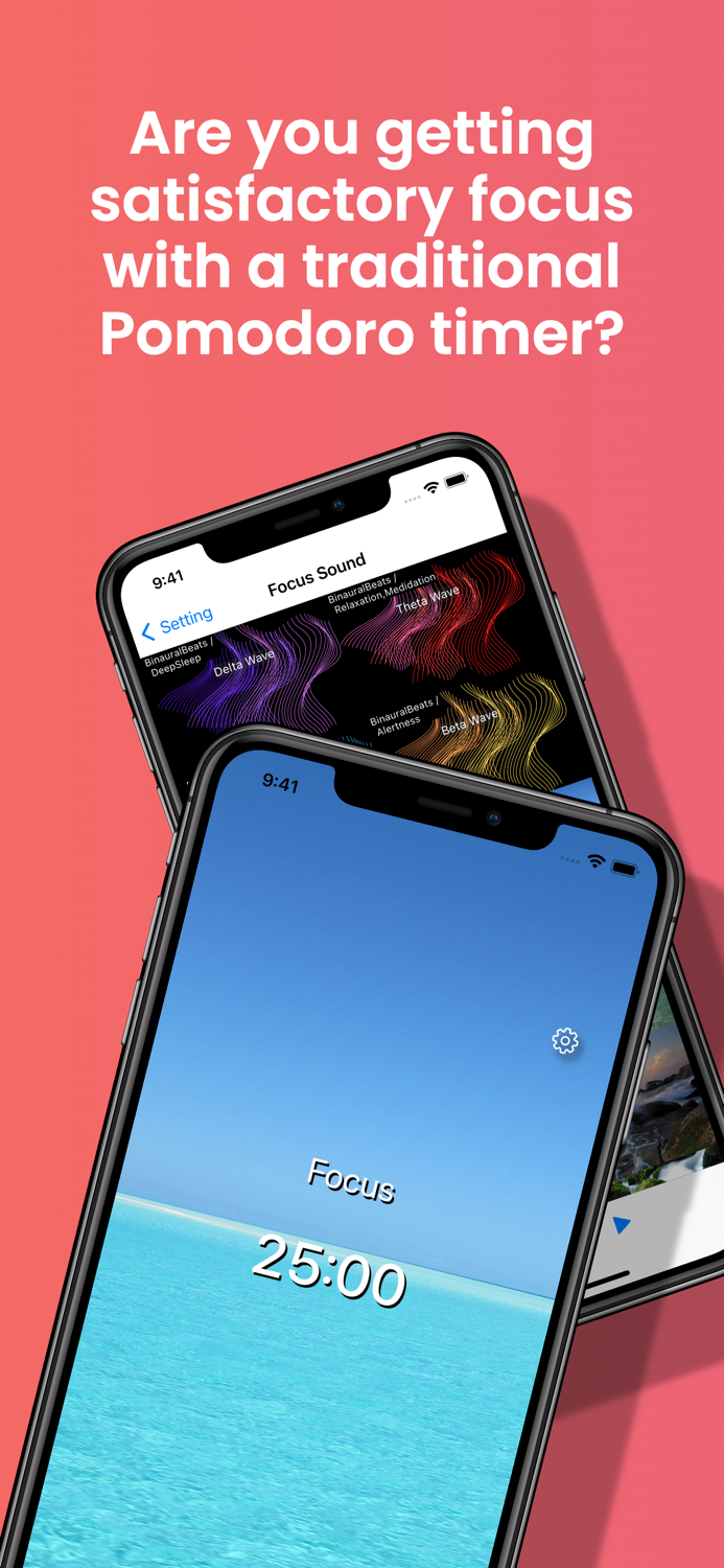 Pomodoro with Binaural Beats