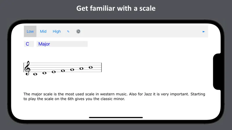 Jazz Scales Trainer screenshot 1 of 6