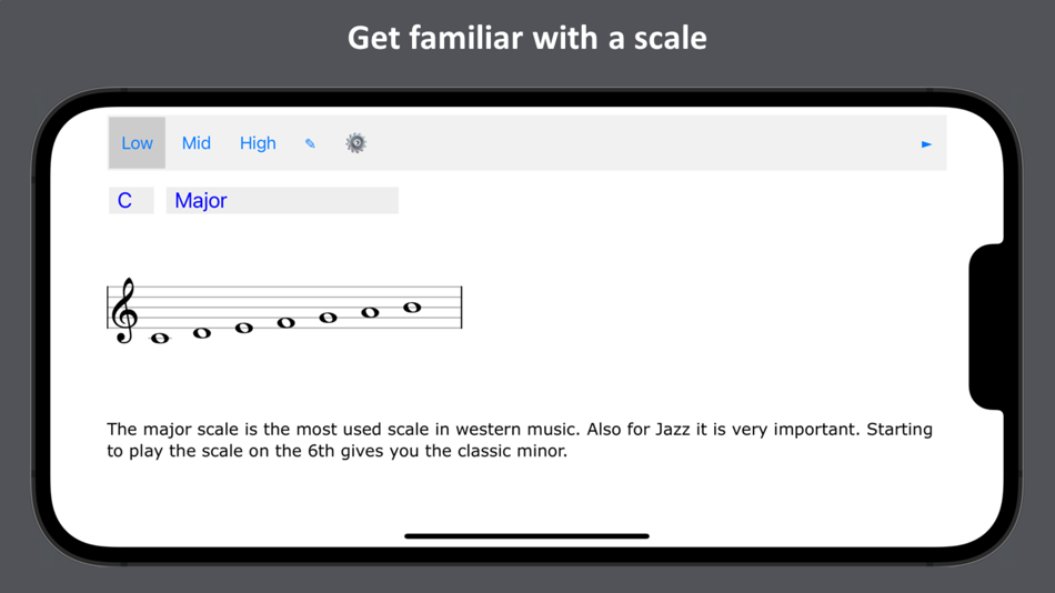 #1. Jazz Scales Trainer (iOS) By: Martin Miller