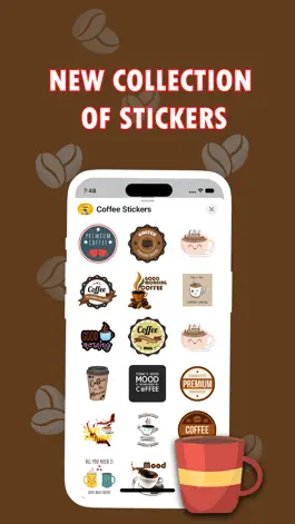 Game screenshot Good Morning Coffee Stickers! apk
