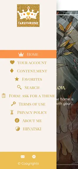 Game screenshot TAROTHRONE apk
