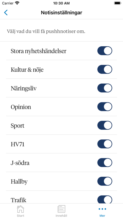 Jönköpings-Postens Nyhetsappのおすすめ画像4