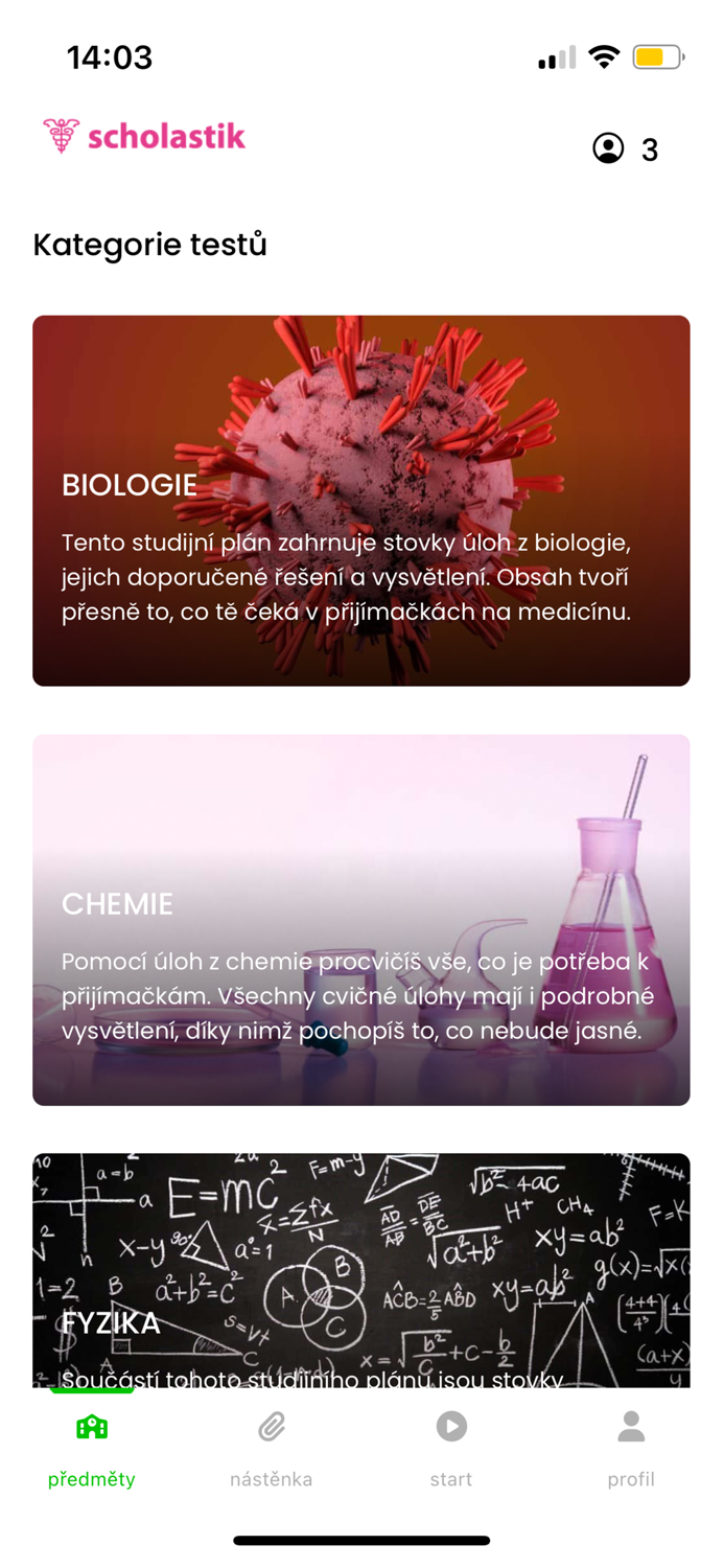 Přijímačky na lékařské fakulty