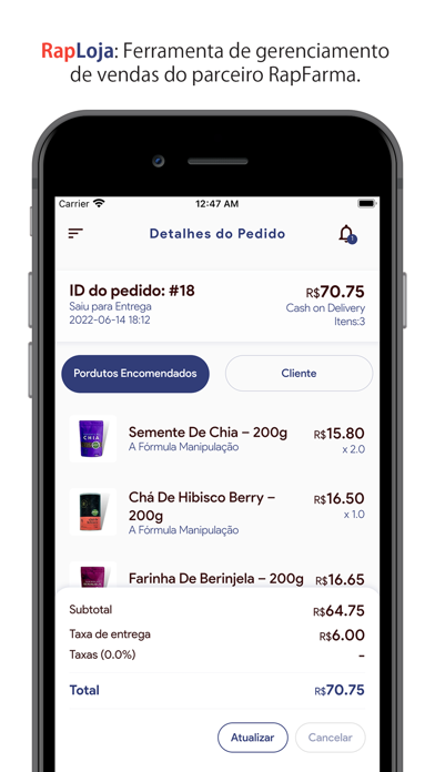 RapLoja Ferramenta do Parceiro Screenshot