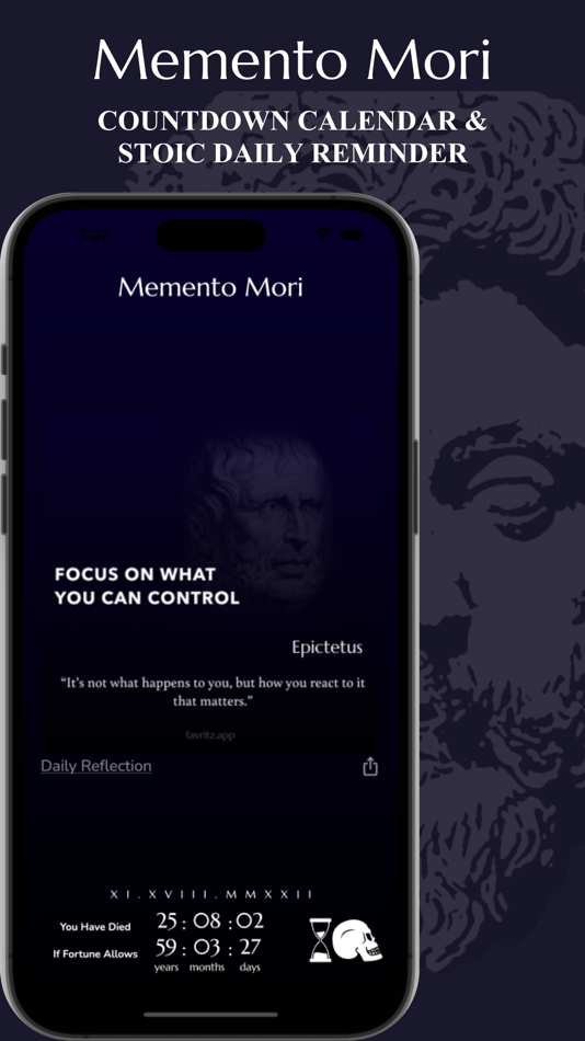 Memento Mori Stoic Reminder - 1.1.1 - (iOS)
