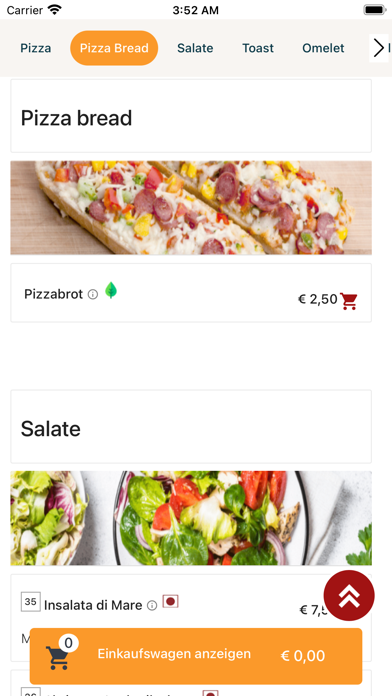 PizzeriaBellaItalia Restaurant Screenshot