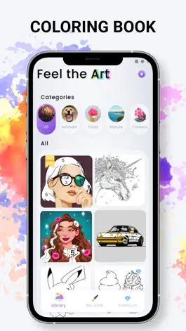 Game screenshot Coloring book Color by number mod apk