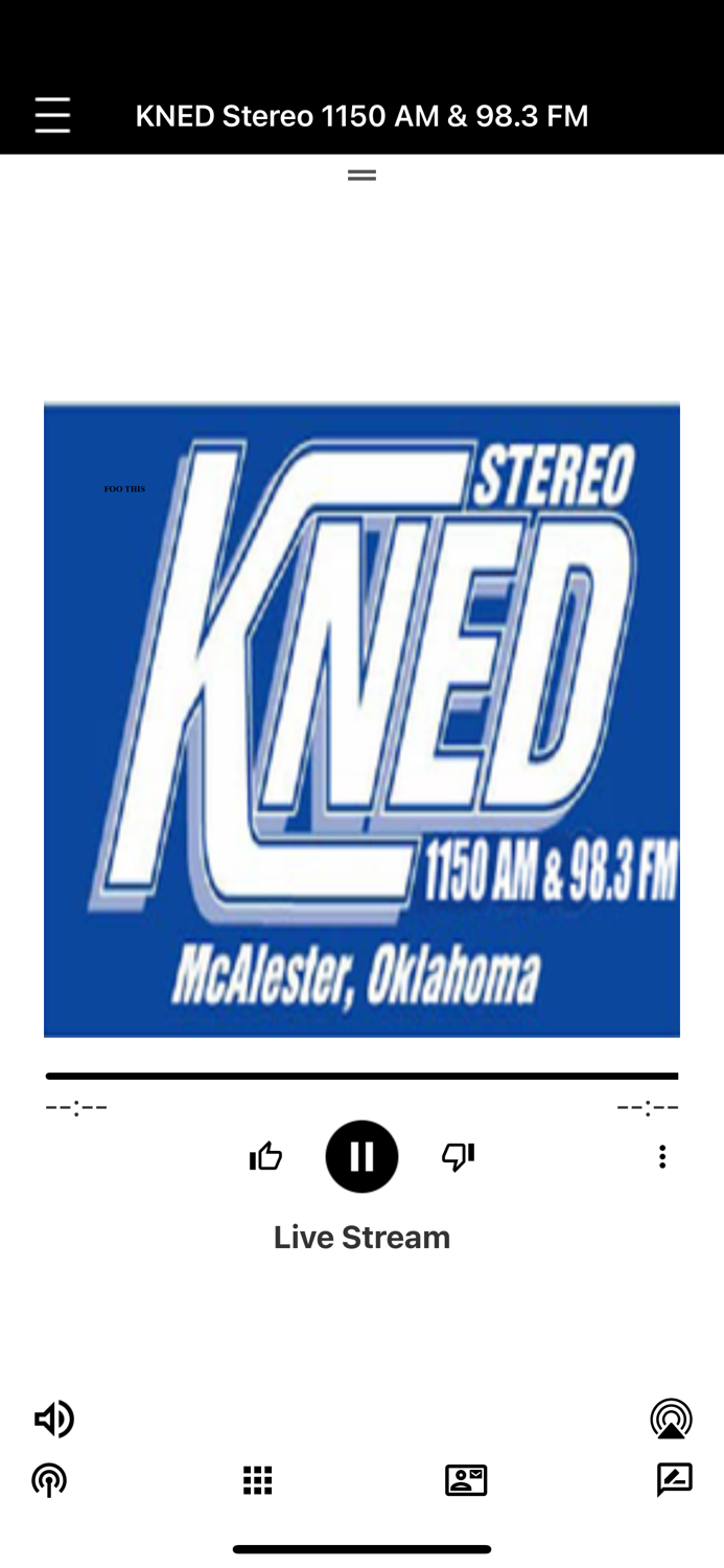 KNED 1150AM and 98.3FM