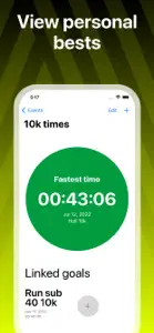 Athlete - time tracking screenshot #2 for iPhone