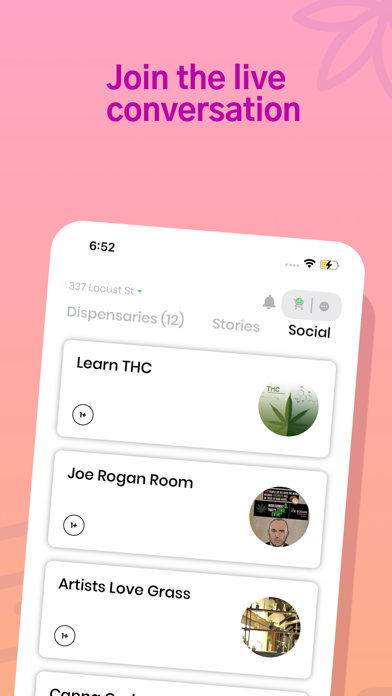 Weed Messenger Screenshot