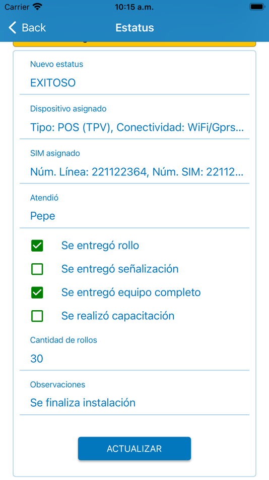 #8. Mercury Field Services (iOS) Podle: EVO Payments México