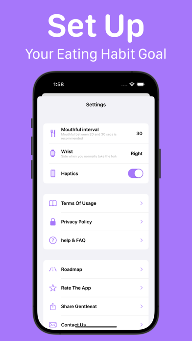 GentleEat - Eat Slower Screenshot