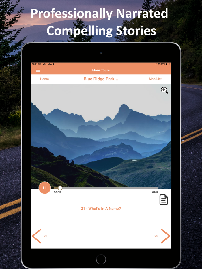 Blue Ridge Parkway Audio Guide
