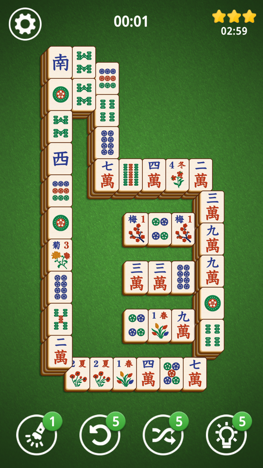 #4. Mahjong Solitaire Basic (iOS) 由: RACKGYUN LIM
