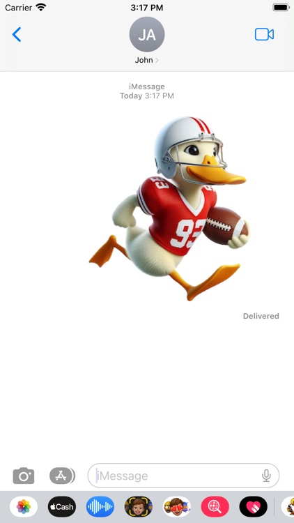 Football Duckling Stickers screenshot-3