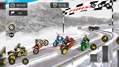 Snow Dirt Bikes Racing Games Screenshot