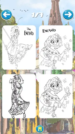 Game screenshot Mirable coloring book encanto apk